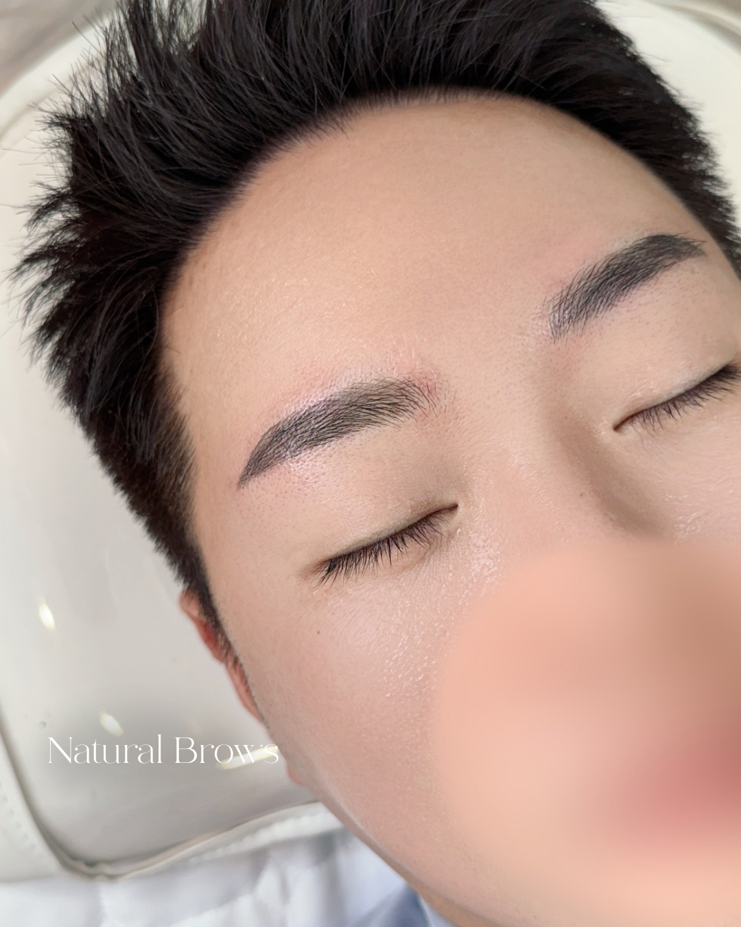 남성 Natural Brows 작업 결과